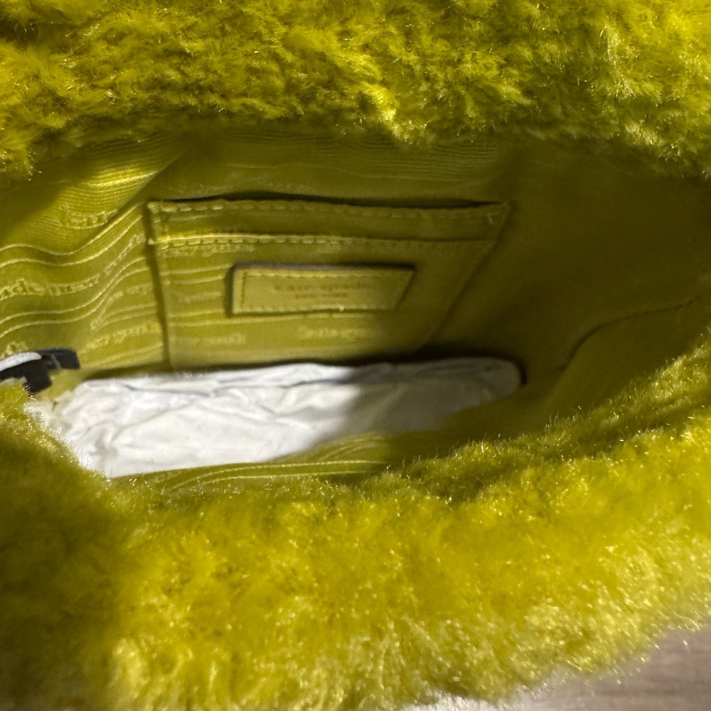 Kate Spade Lime Green Furry Crossbody Bag - Picture 4 of 4